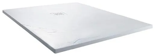 Wickes 25mm White Textured Square Shower Tray - 800 x 800mm