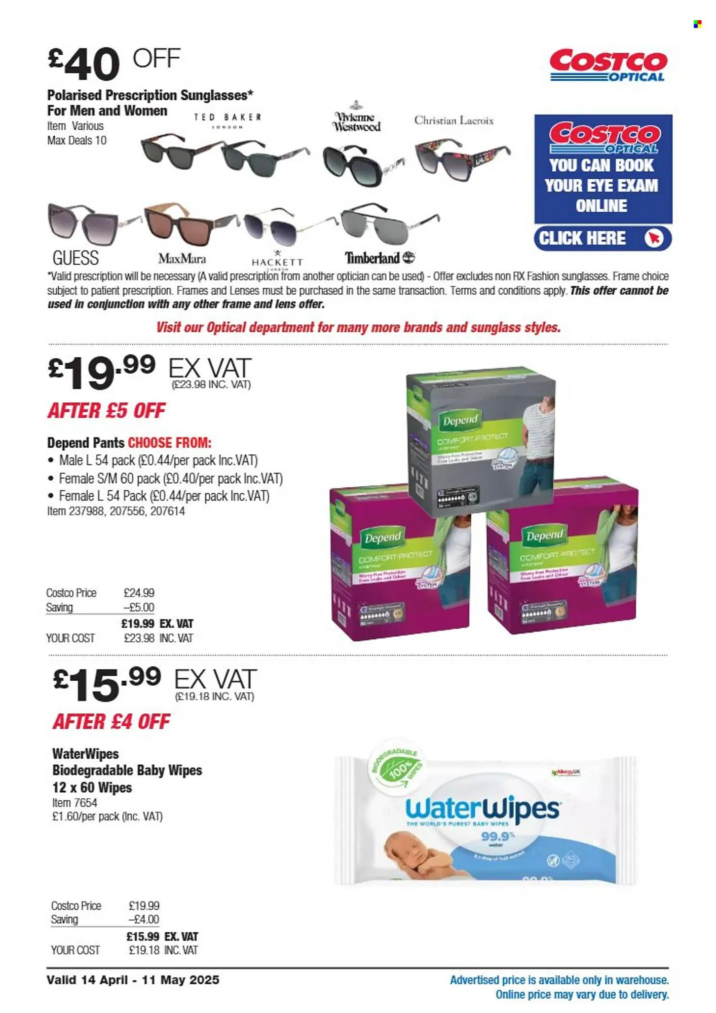 Costco leaflet from 14 April to 11 May 2025 - Catalogue Page 22