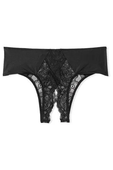 Very Sexy Micro Lace Crotchless Cheeky Knickers