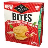 Jacob's Sweet Chilli + Sour Cream Flavour Bites 125g