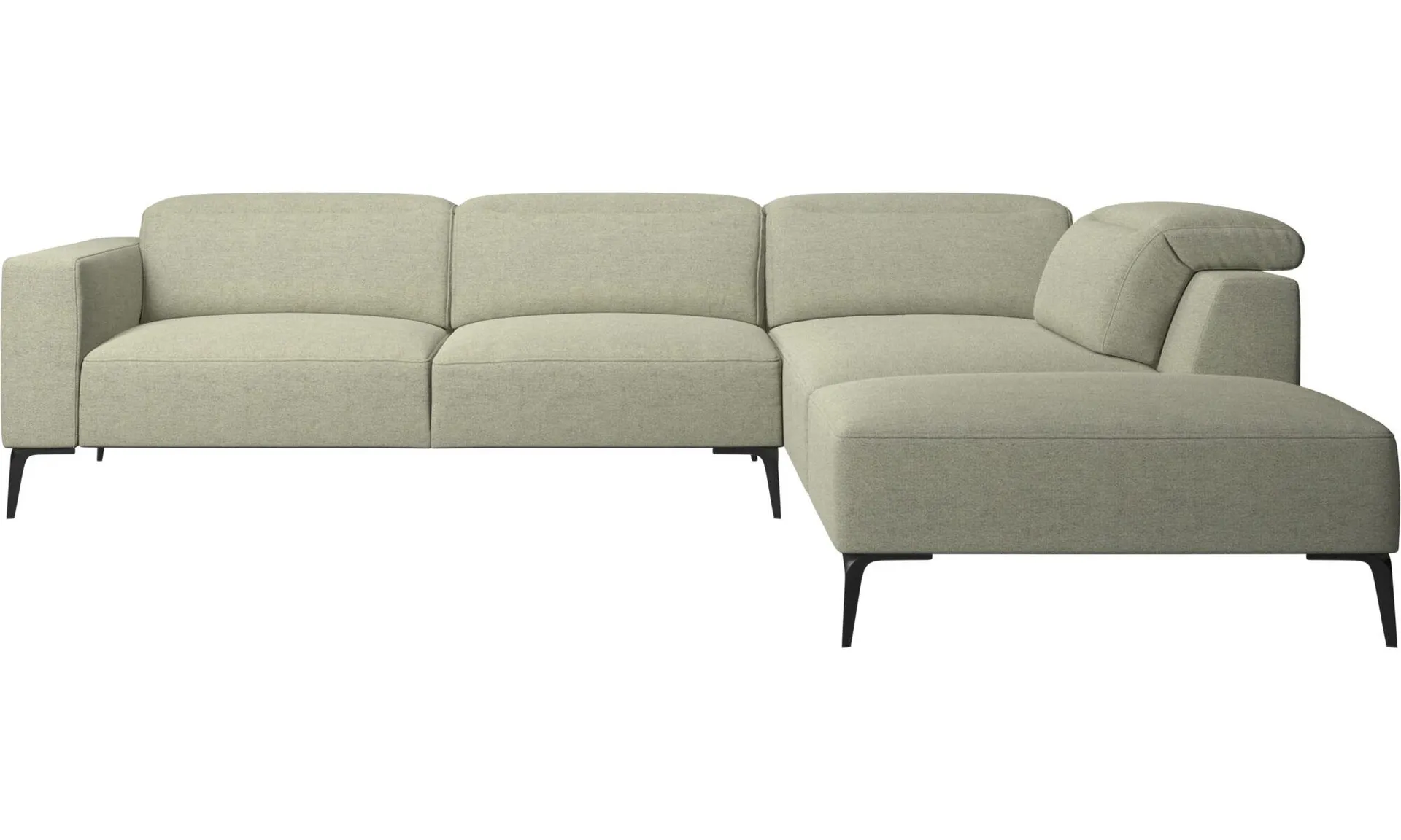 Zürich corner sofa with lounging unit