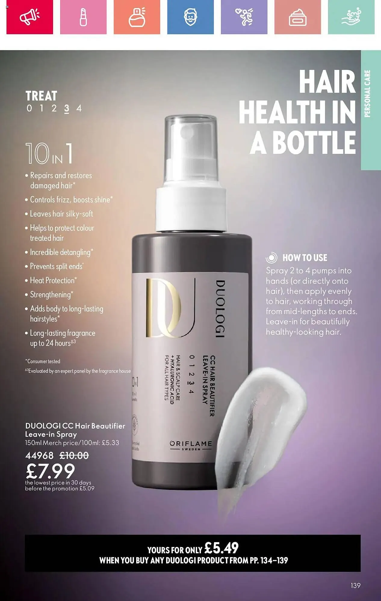 Oriflame leaflet from 13 February to 5 March 2025 - Catalogue Page 139