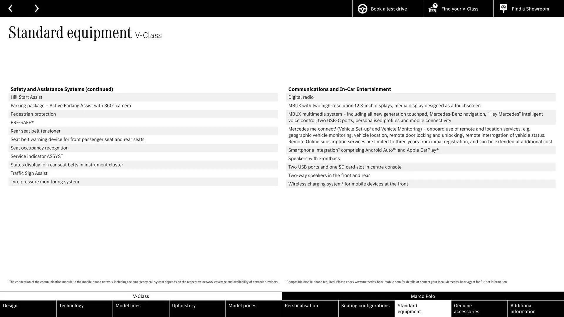 Mercedes-Benz leaflet from 26 March to 31 October 2024 - Catalogue Page 22