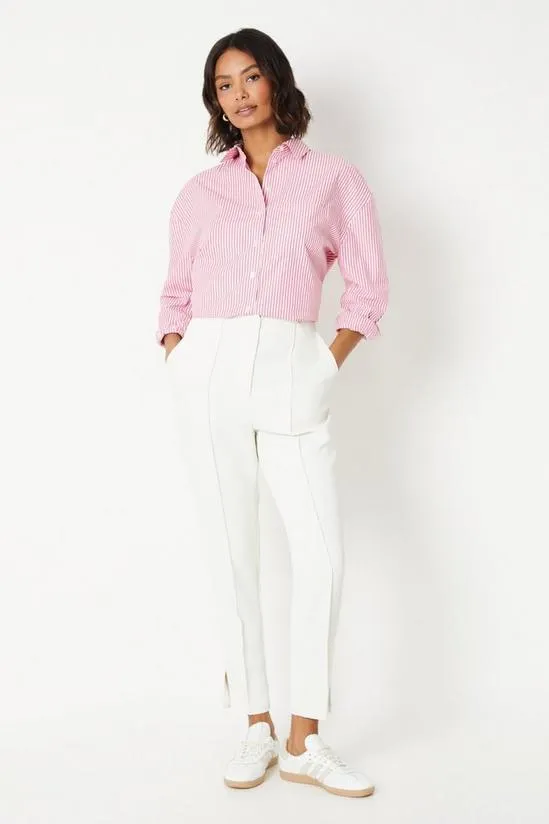 Stitch Detail Tapered Trouser