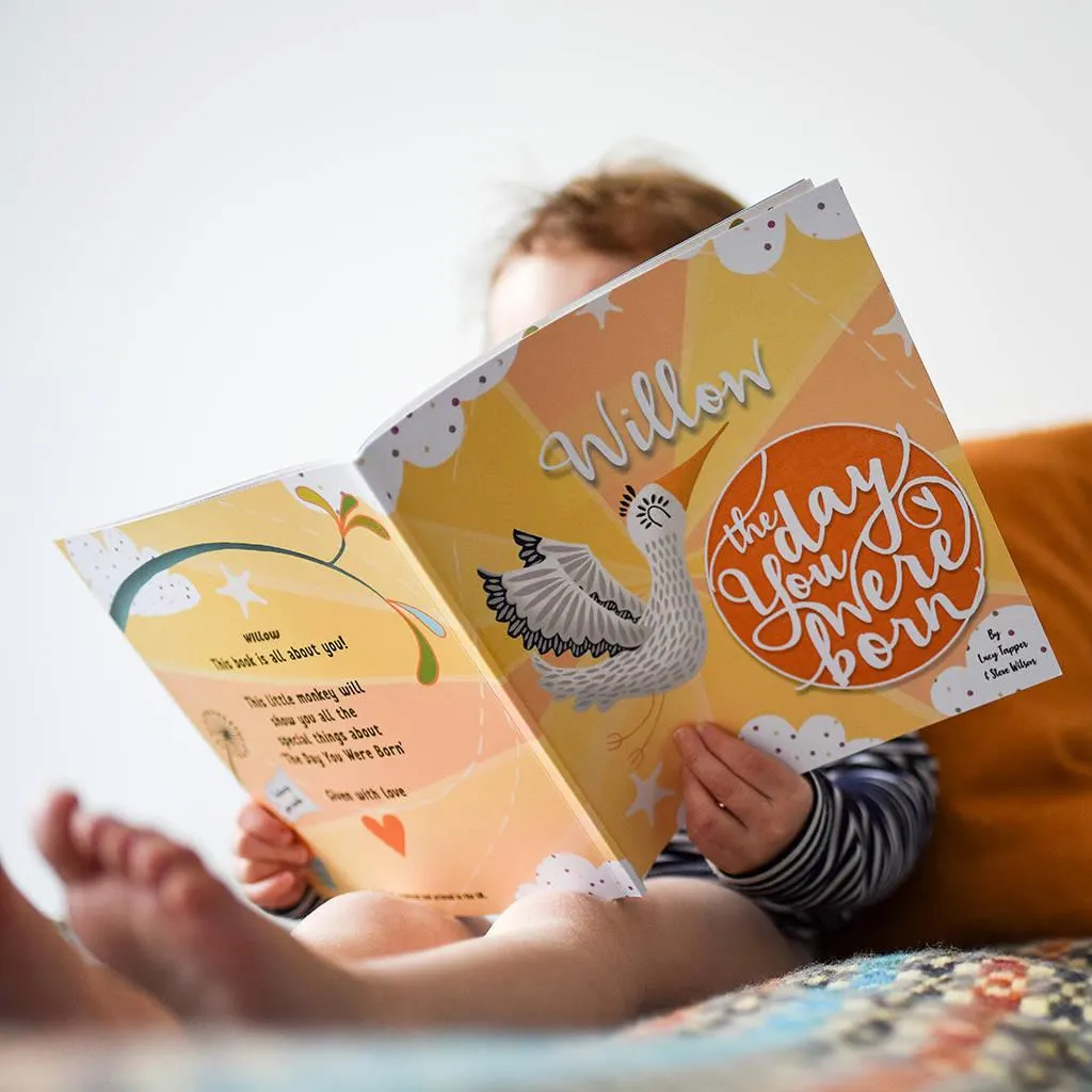 'The Day You Were Born' Personalised New Baby Book