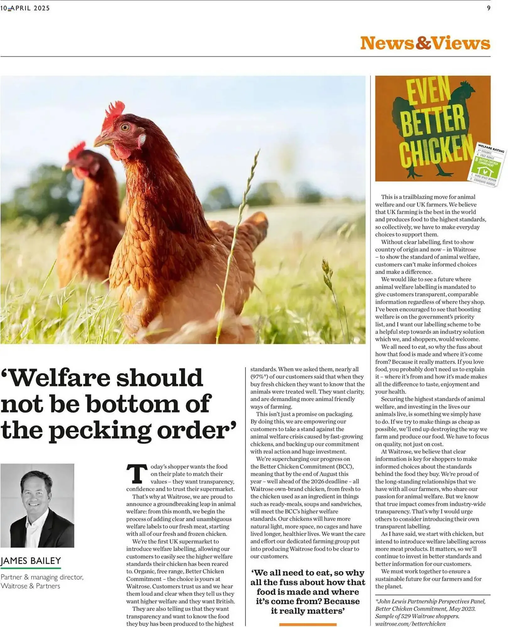 Waitrose leaflet from 10 April to 16 April 2025 - Catalogue Page 9