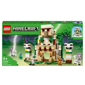 LEGO Minecraft 21250 The Iron Golem Fortress 2in1 Castle Playset