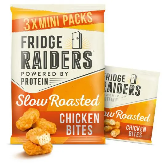 Fridge Raiders Slow Roasted Chicken Snack Bites 3 x 22.5g