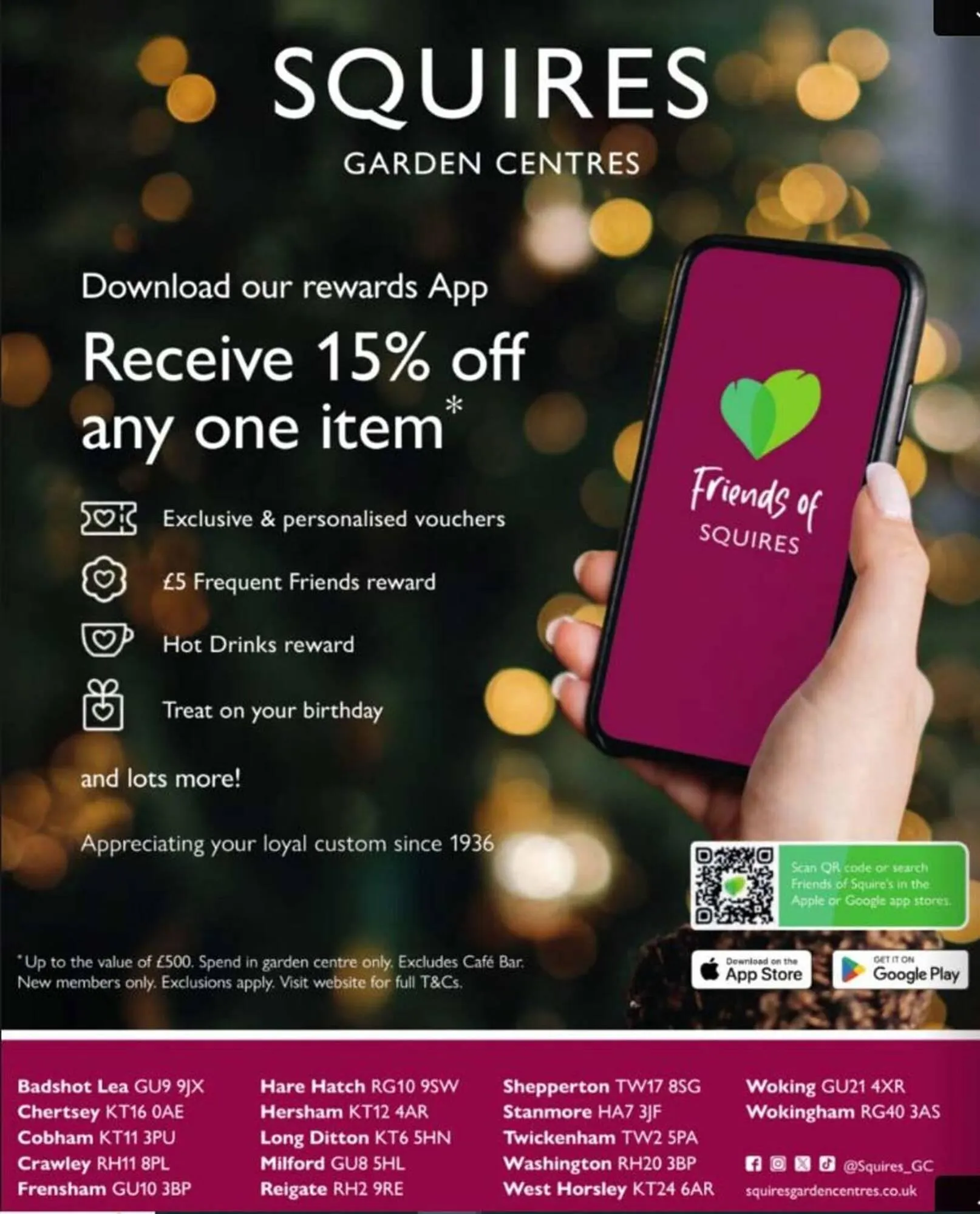 Squires Garden Centres leaflet from 24 October to 31 December 2025 - Catalogue Page 32