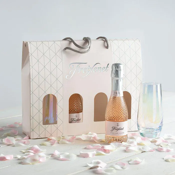 Freixenet Italian Sparkling Rosé & Flutes Duo
