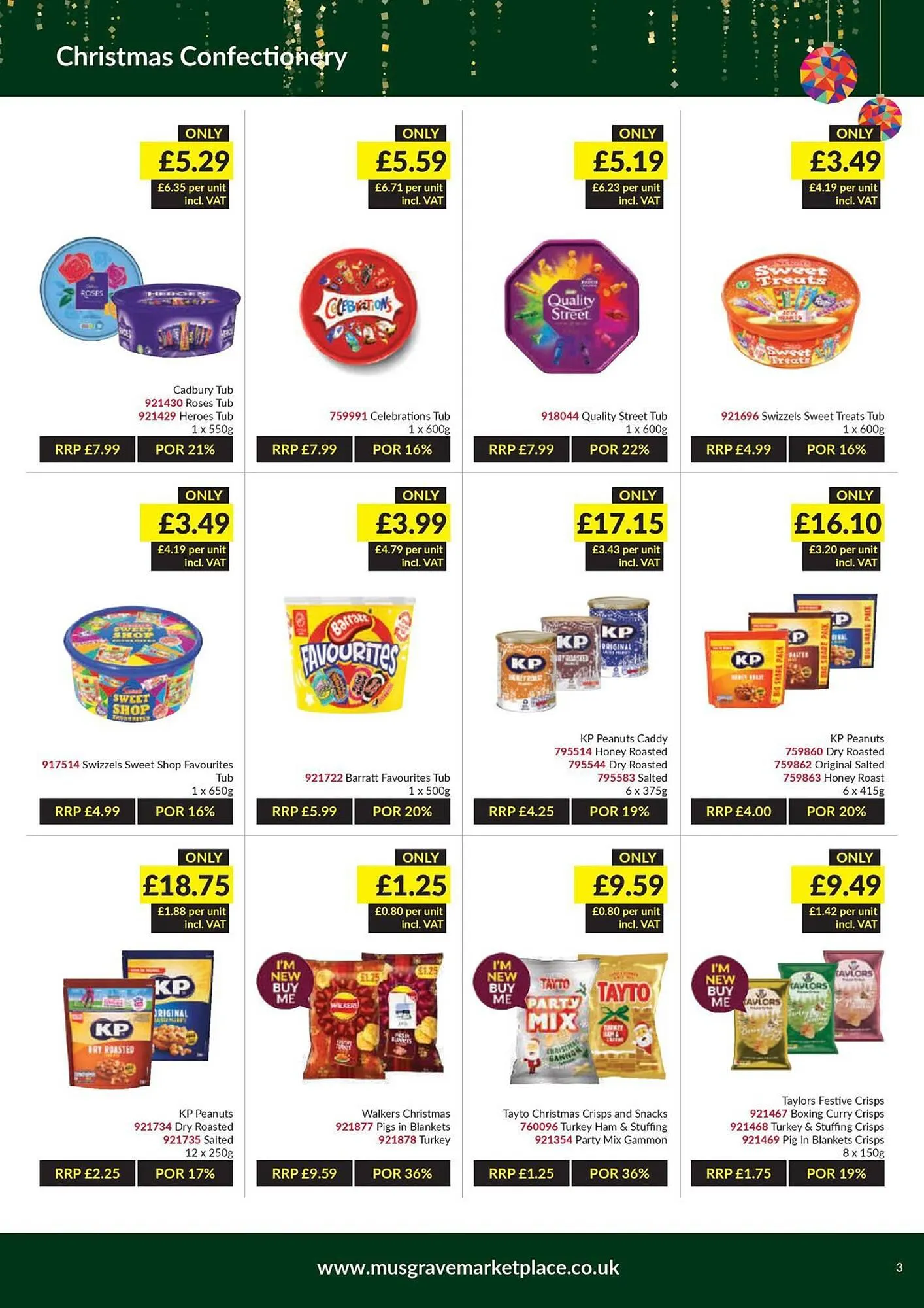 Musgrave MarketPlace leaflet from 21 November to 10 December 2023 - Catalogue Page 3