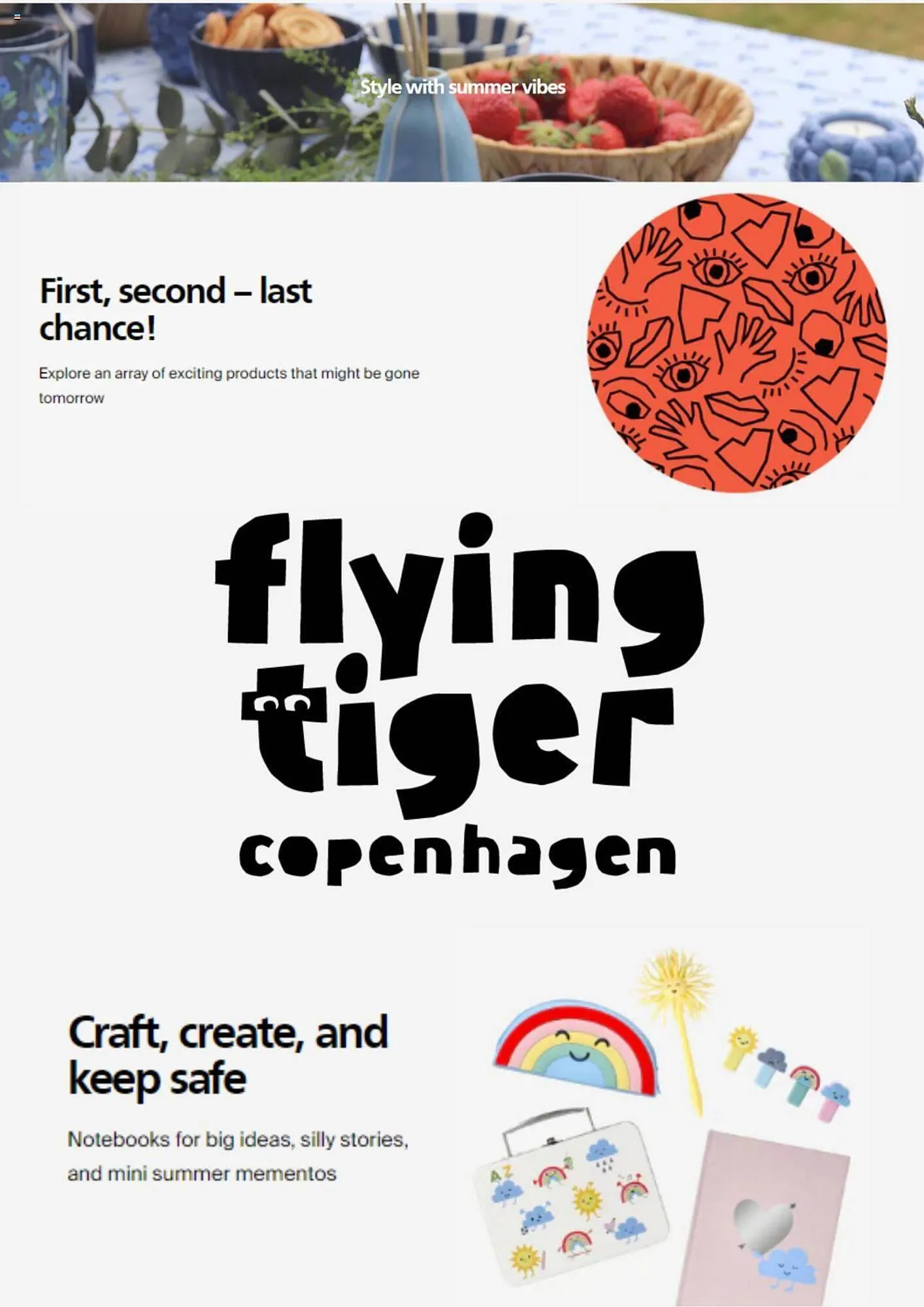 Flying Tiger leaflet - 1