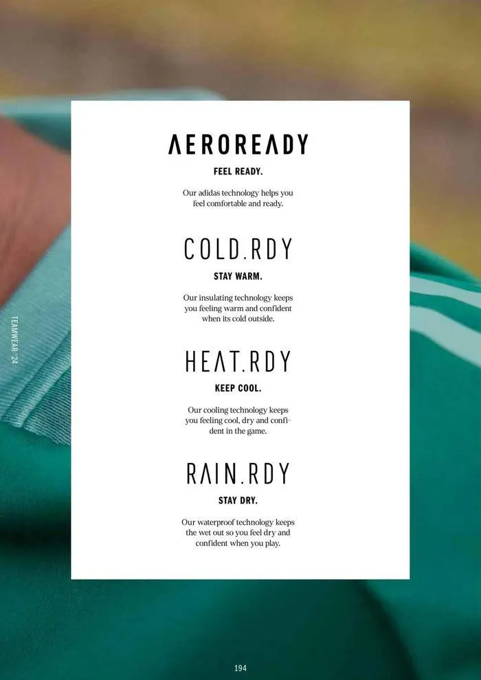 Adidas Teamwear 2024 from 11 March to 31 December 2024 - Catalogue Page 194