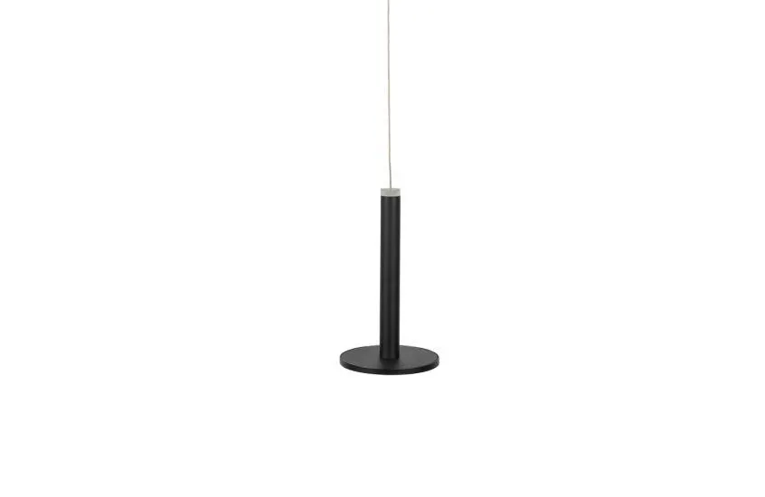 Disc LED Pendant Matt Black