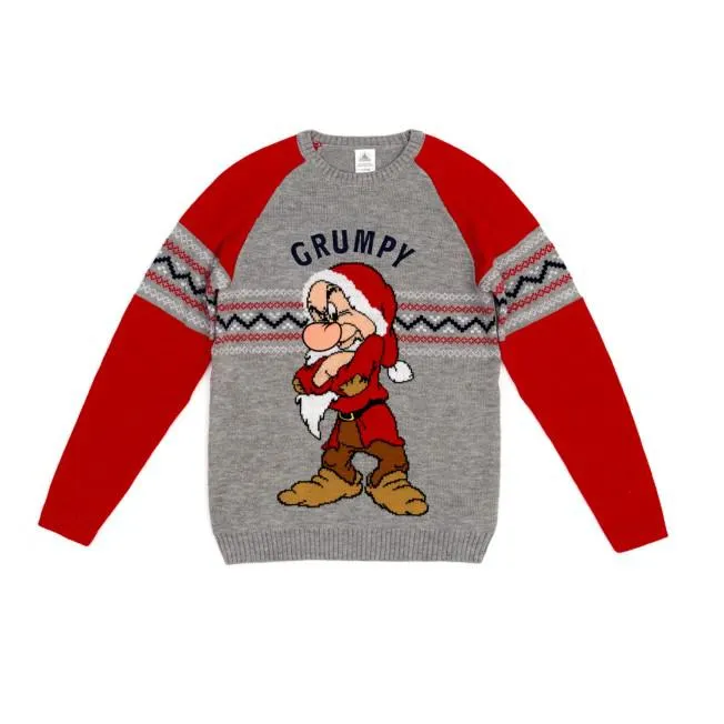 Grumpy Christmas Jumper For Adults