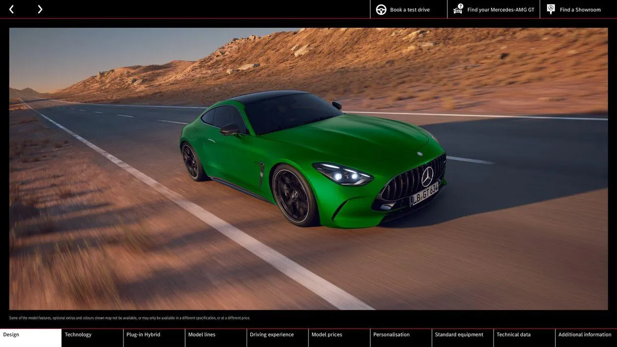 Mercedes-AMG GT Coupé from 22 August to 22 August 2025 - Catalogue Page 5