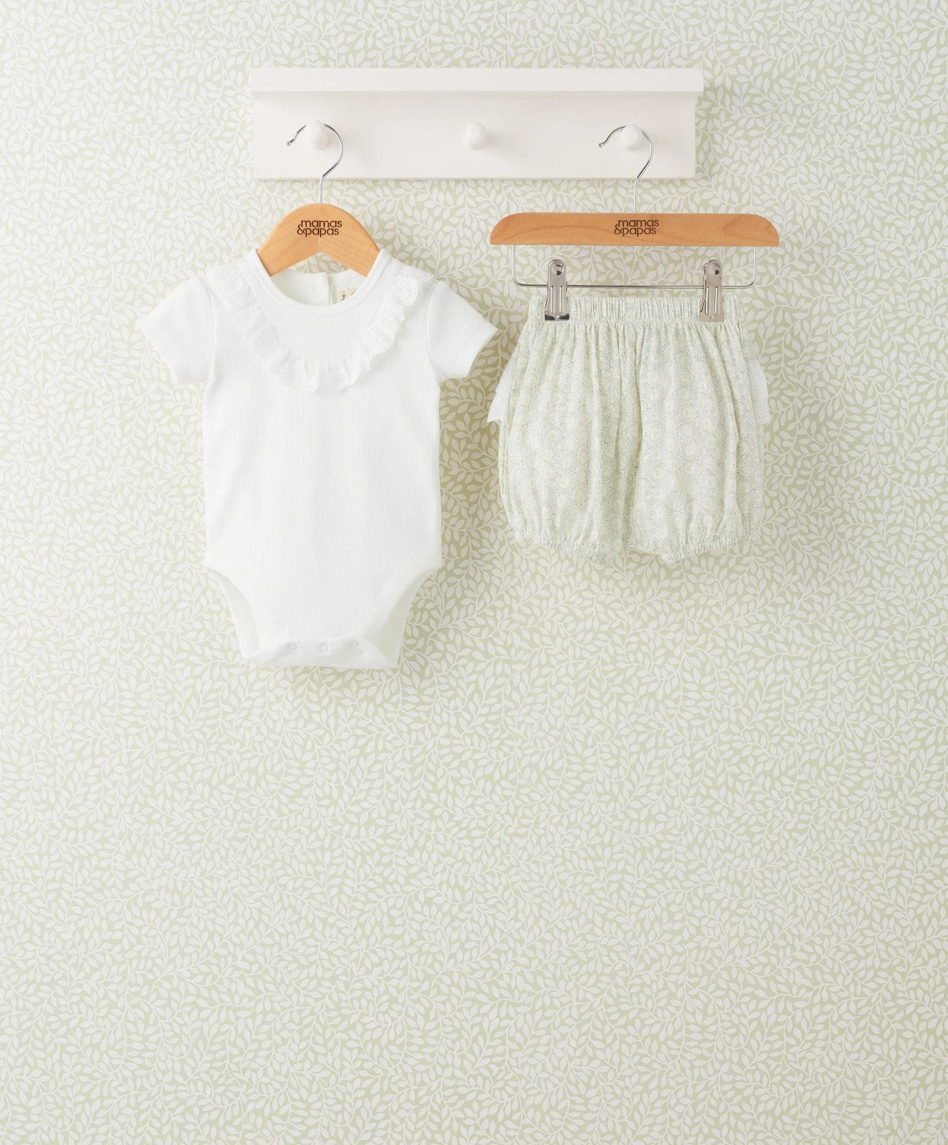 Laura Ashley Frill Bodysuit & Bloomer Set - 2 Piece Set