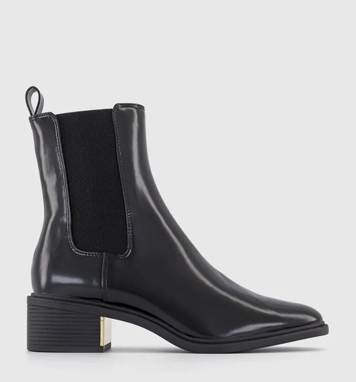 Adaline Heel Detail Chelsea Boots
