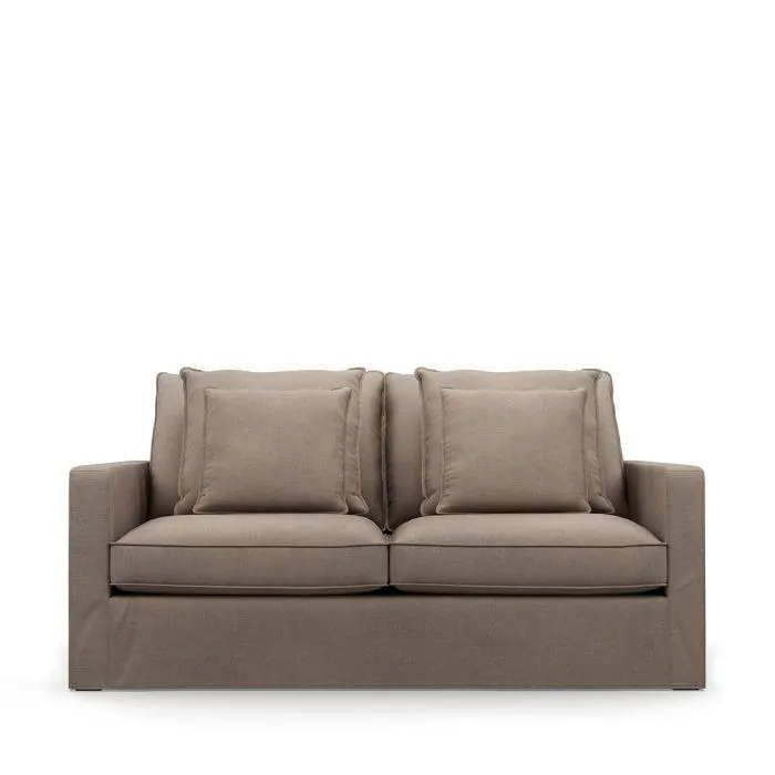 2.5 Seater Sofa Lennox, Melting Silver