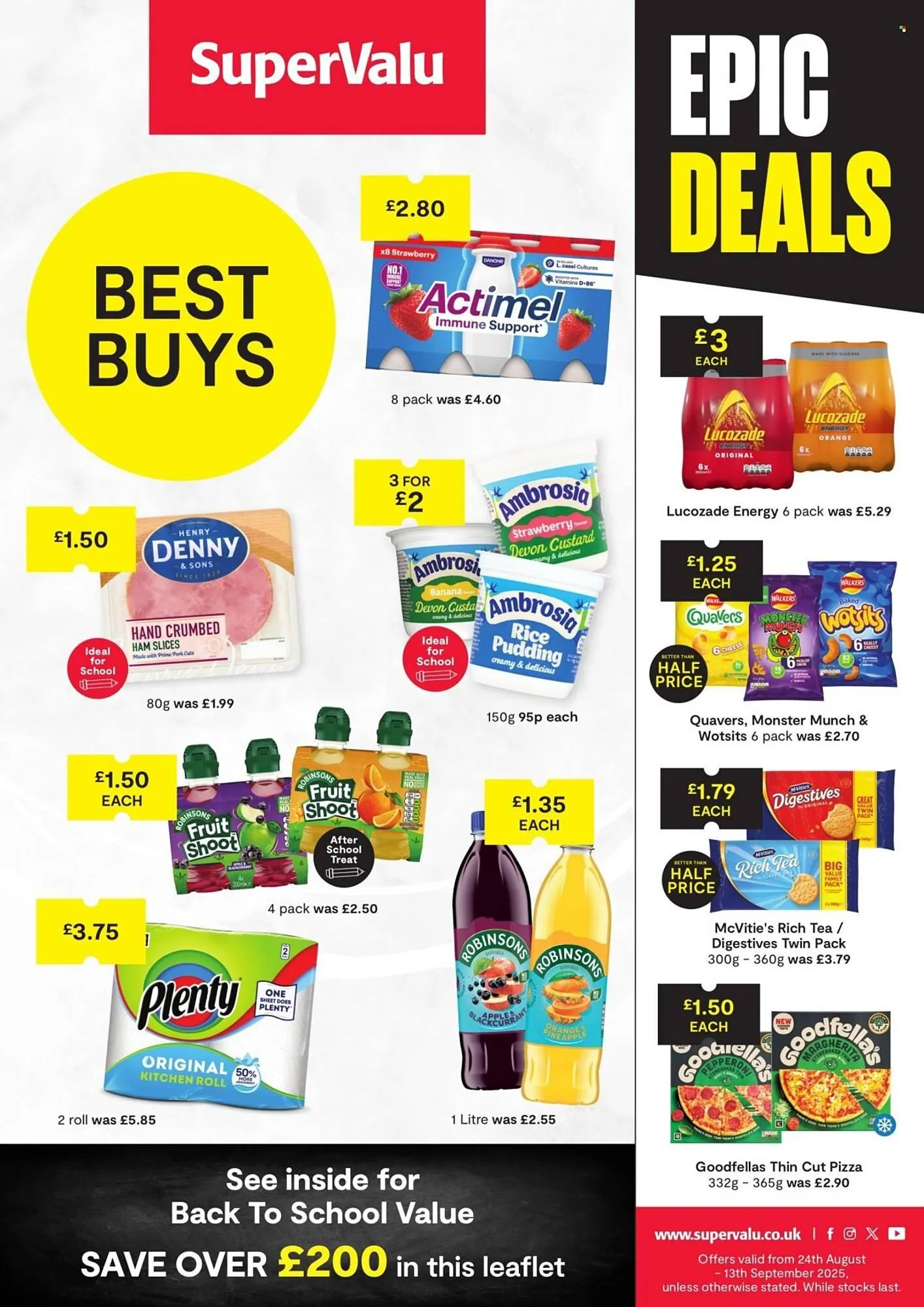 SuperValu leaflet from 24 August to 13 September 2025 - Catalogue Page 1