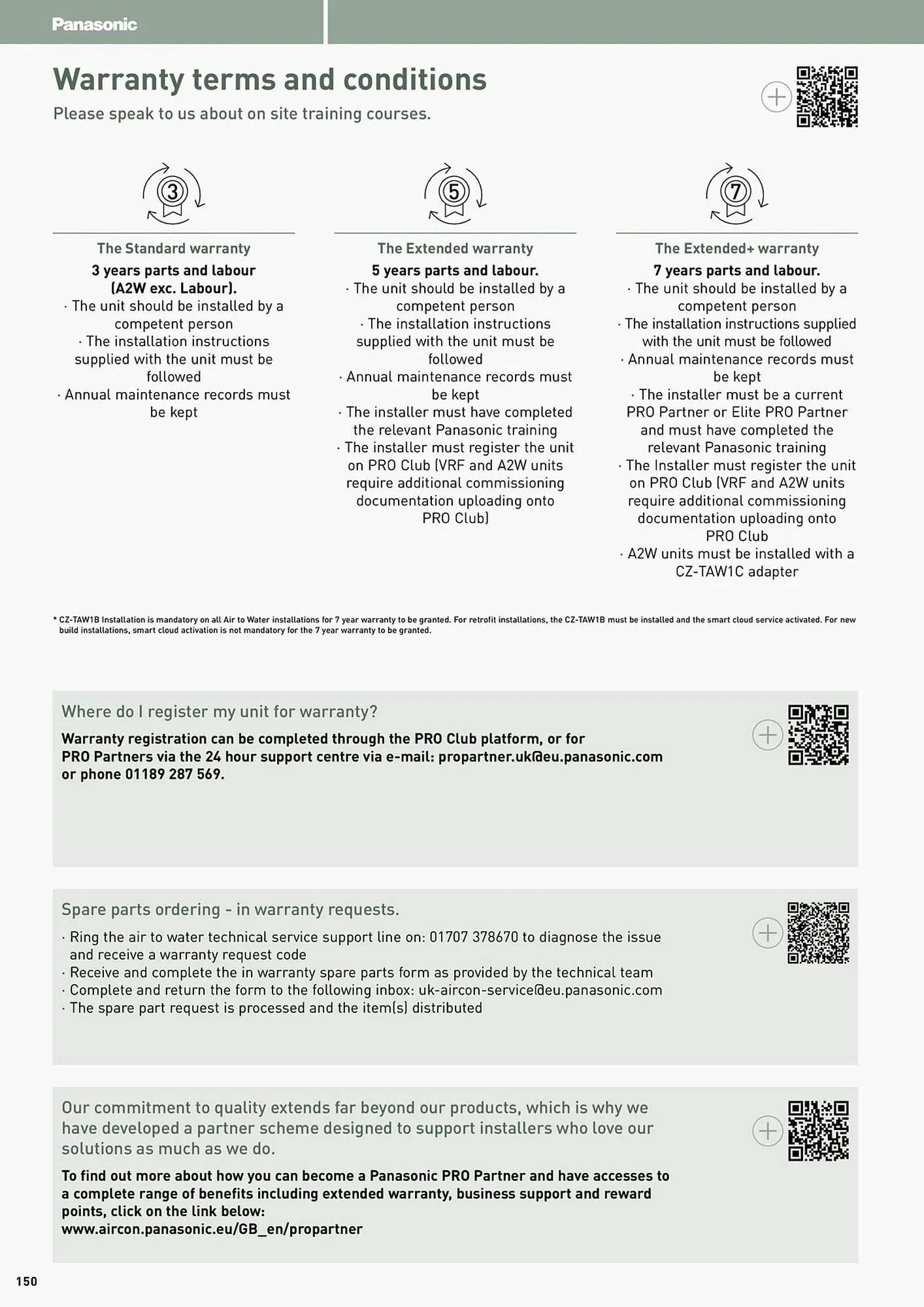 Panasonic leaflet from 12 August to 31 December 2025 - Catalogue Page 150