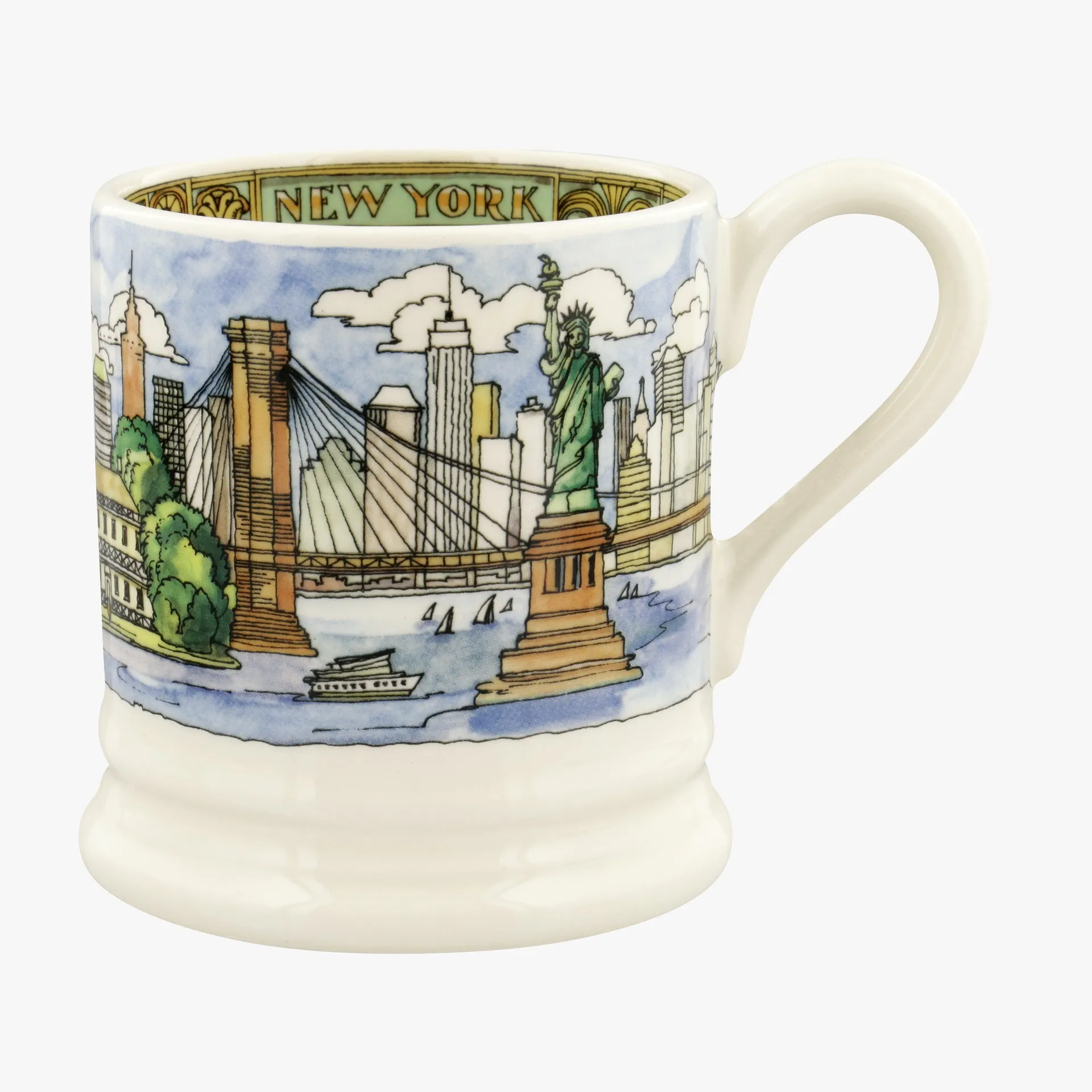 New York Summer Day 1/2 Pint Mug