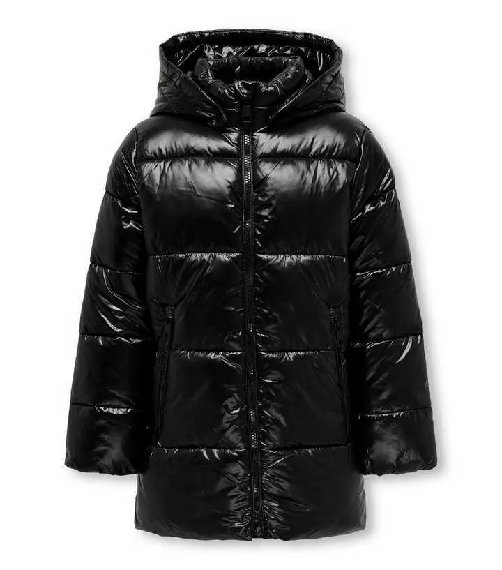 KIDS ONLY Black Hooded Puffer Coat