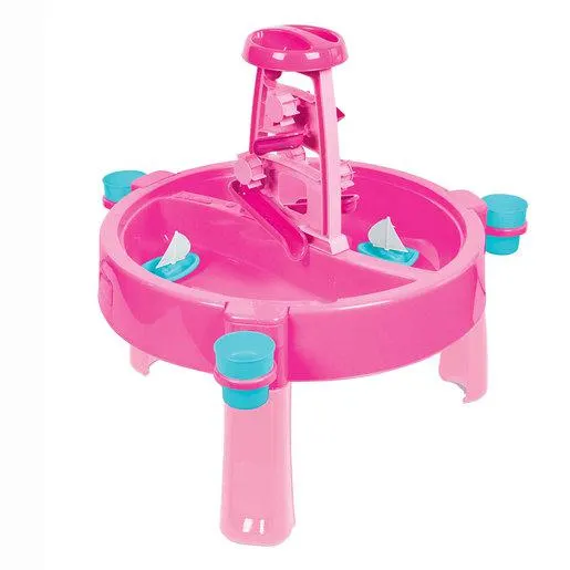 Dolu Pink 3-in-1 Sand and Water Table with Lid