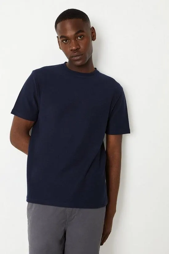 Herringbone Textured T-shirt