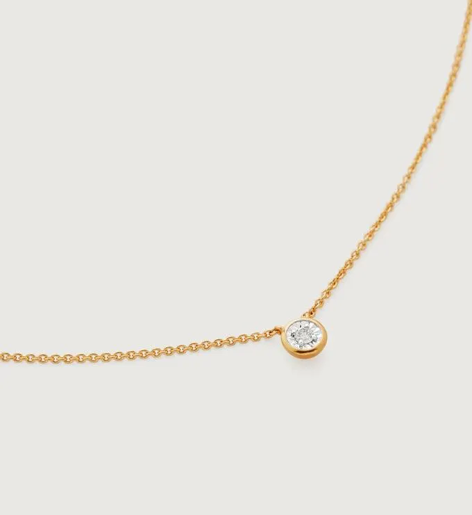 Diamond Essential Chain Necklace Adjustable 41-46cm/16-18'