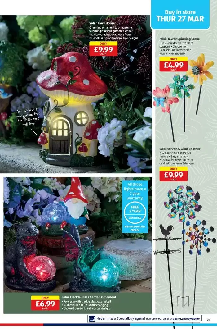 Aldi weekly offers from 27 March to 30 March 2025 - Catalogue Page 23