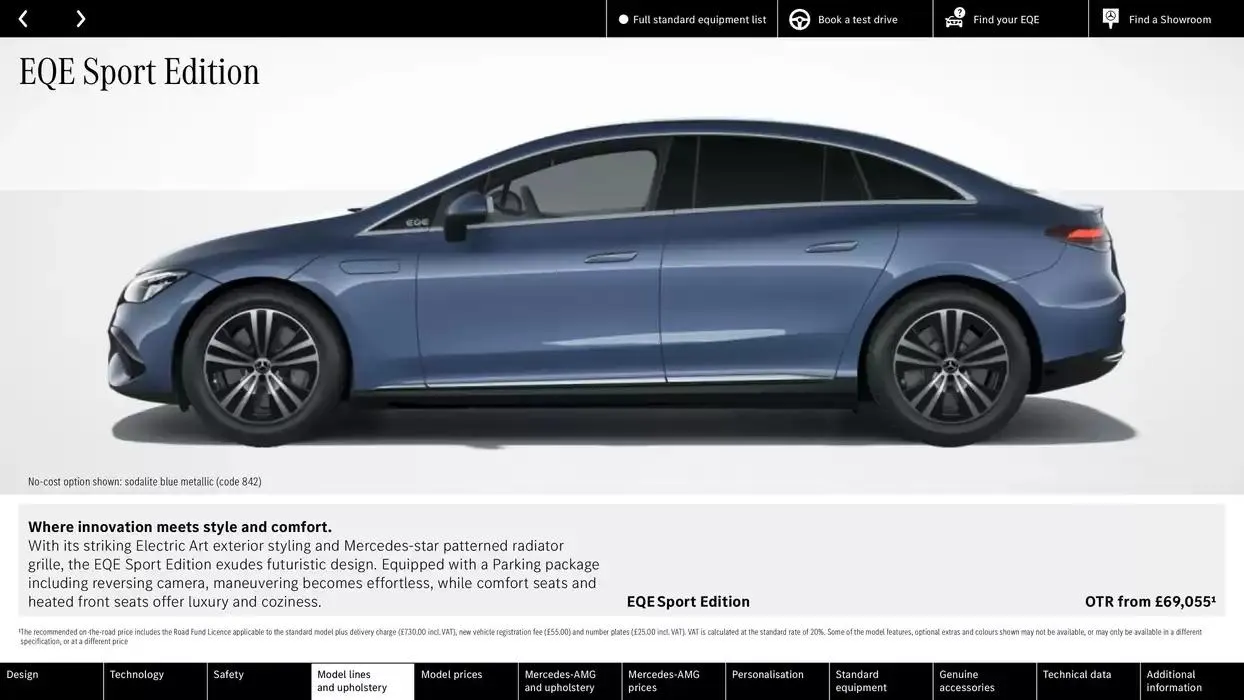 Mercedes Benz EQE Saloon from 24 October to 24 October 2025 - Catalogue Page 22