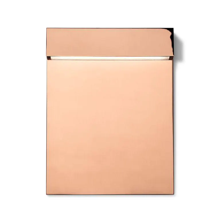 Real Matter Outdoor Wall Light in Polished Copper