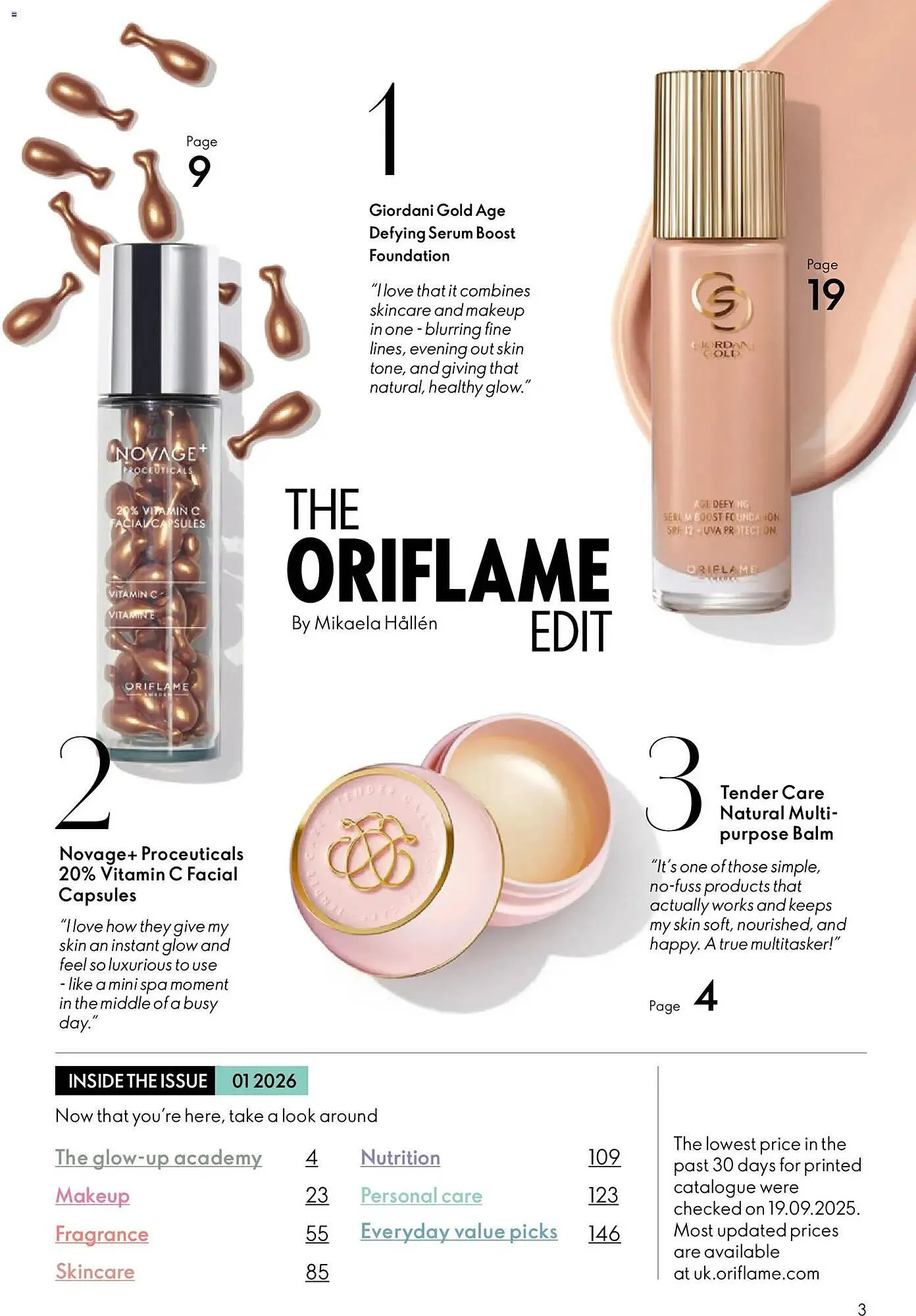Oriflame catalogue from 24 December to 21 January 2026 - Catalogue Page 3