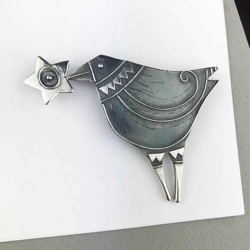 Starling Brooch
