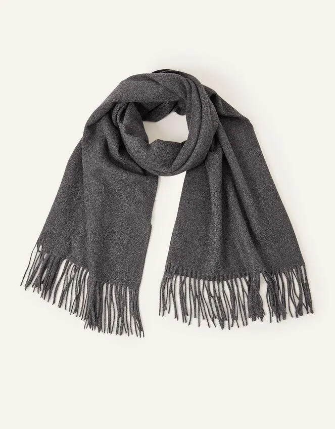 Super-Soft Blanket Scarf Grey