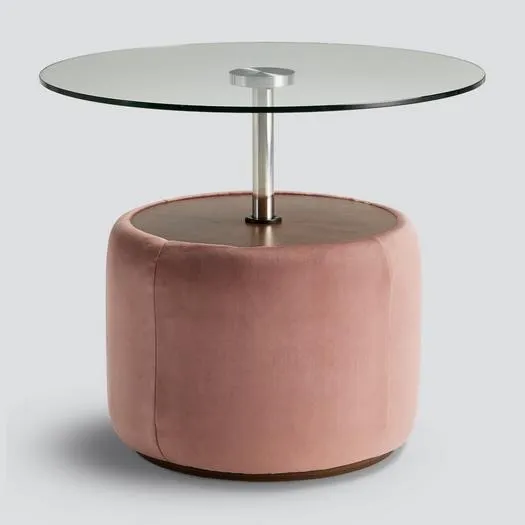 Aroldo Fabric Side Table