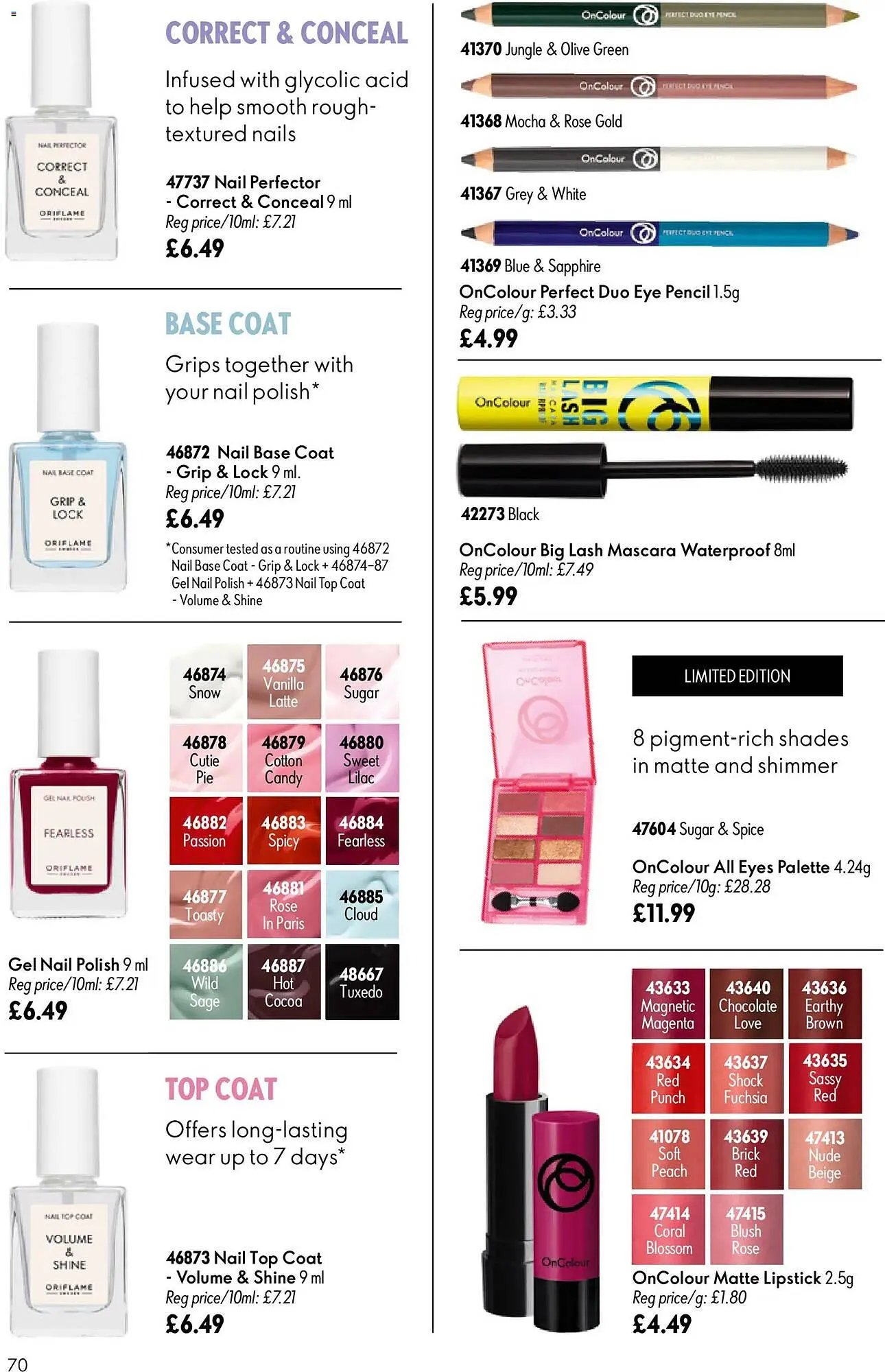 Oriflame catalogue from 17 June to 8 July 2026 - Catalogue Page 70