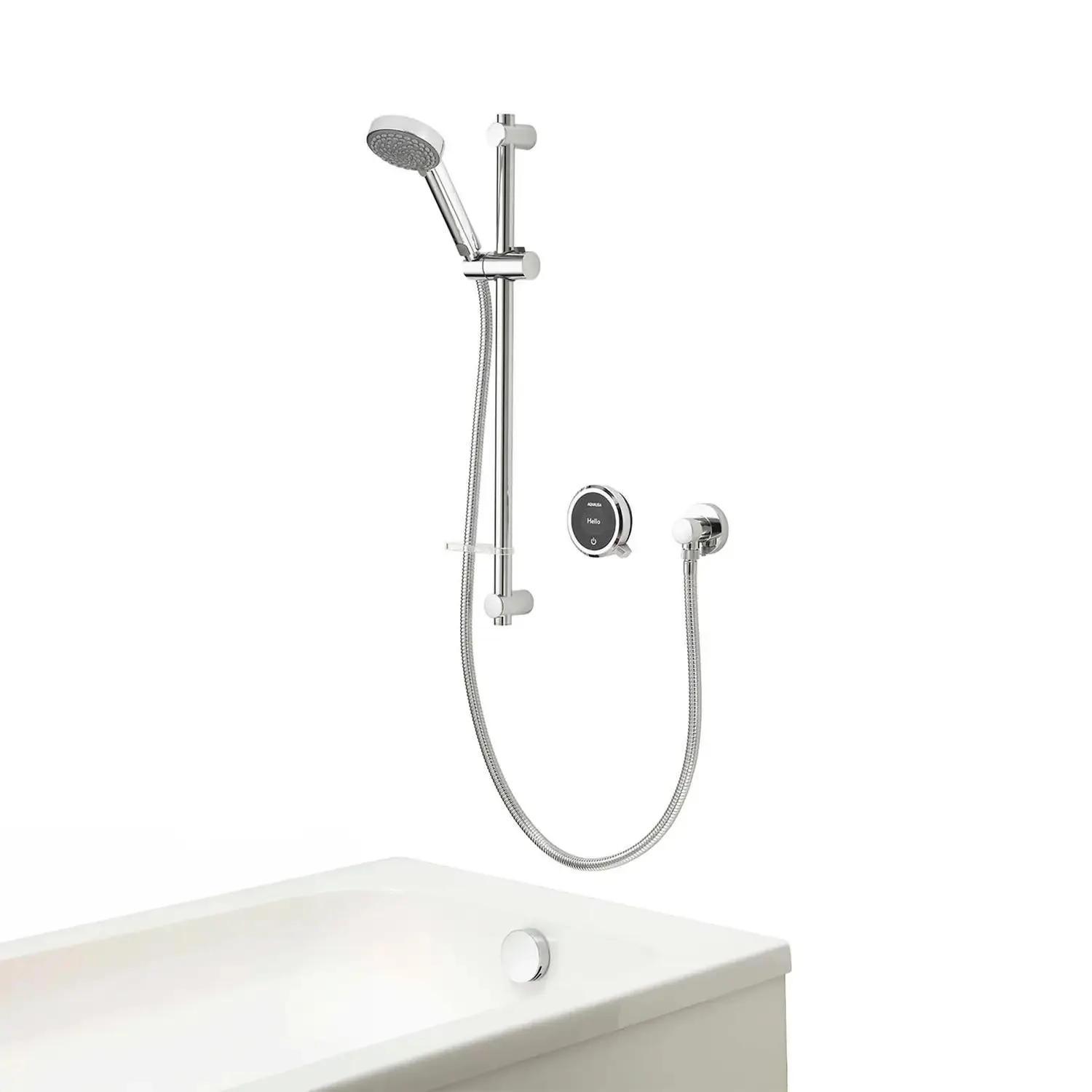 Aqualisa Quartz Touch Concealed Digital Shower & Bathfill Kit for Combi Boilers