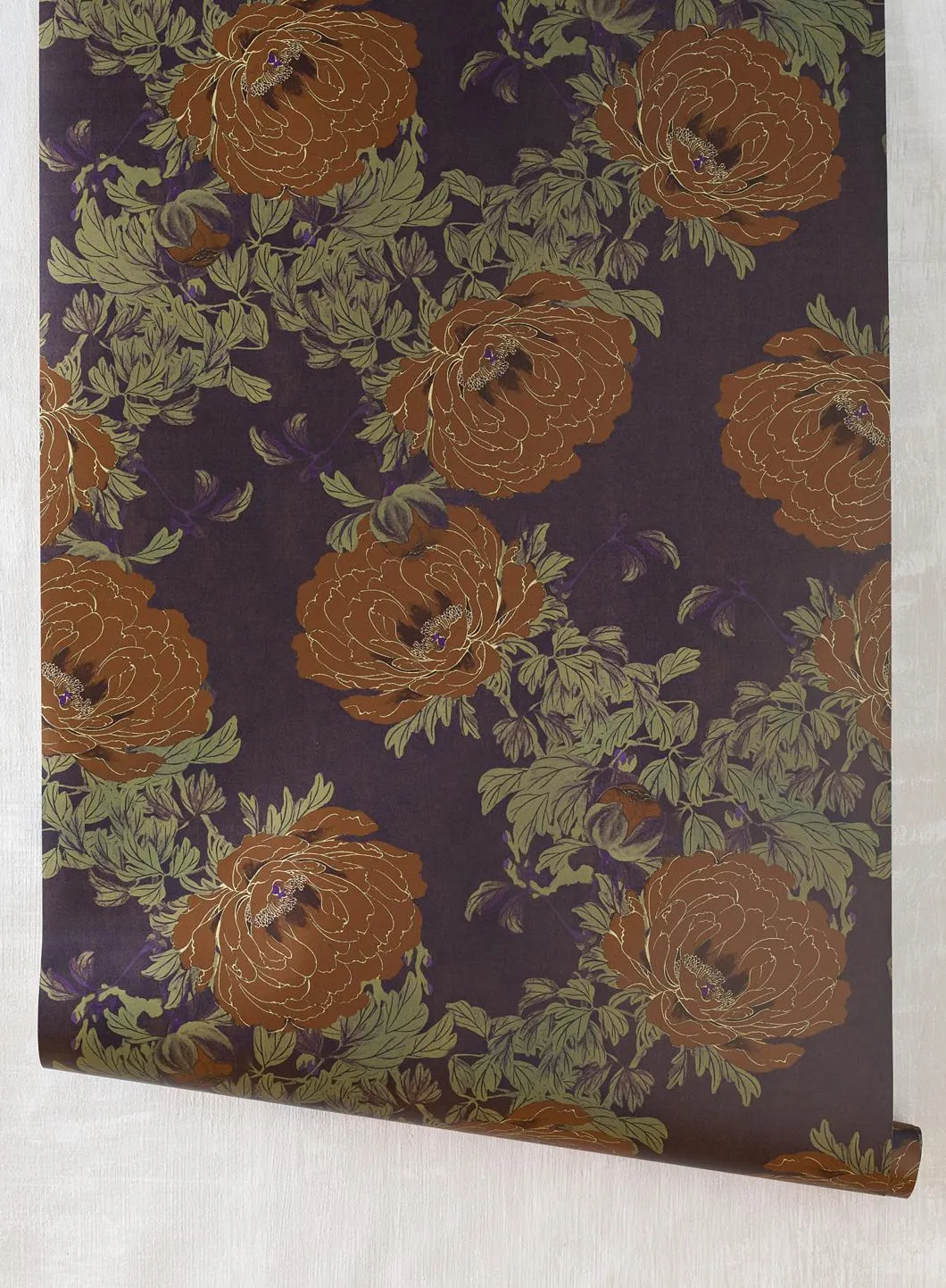 Winter Peony Wallpaper