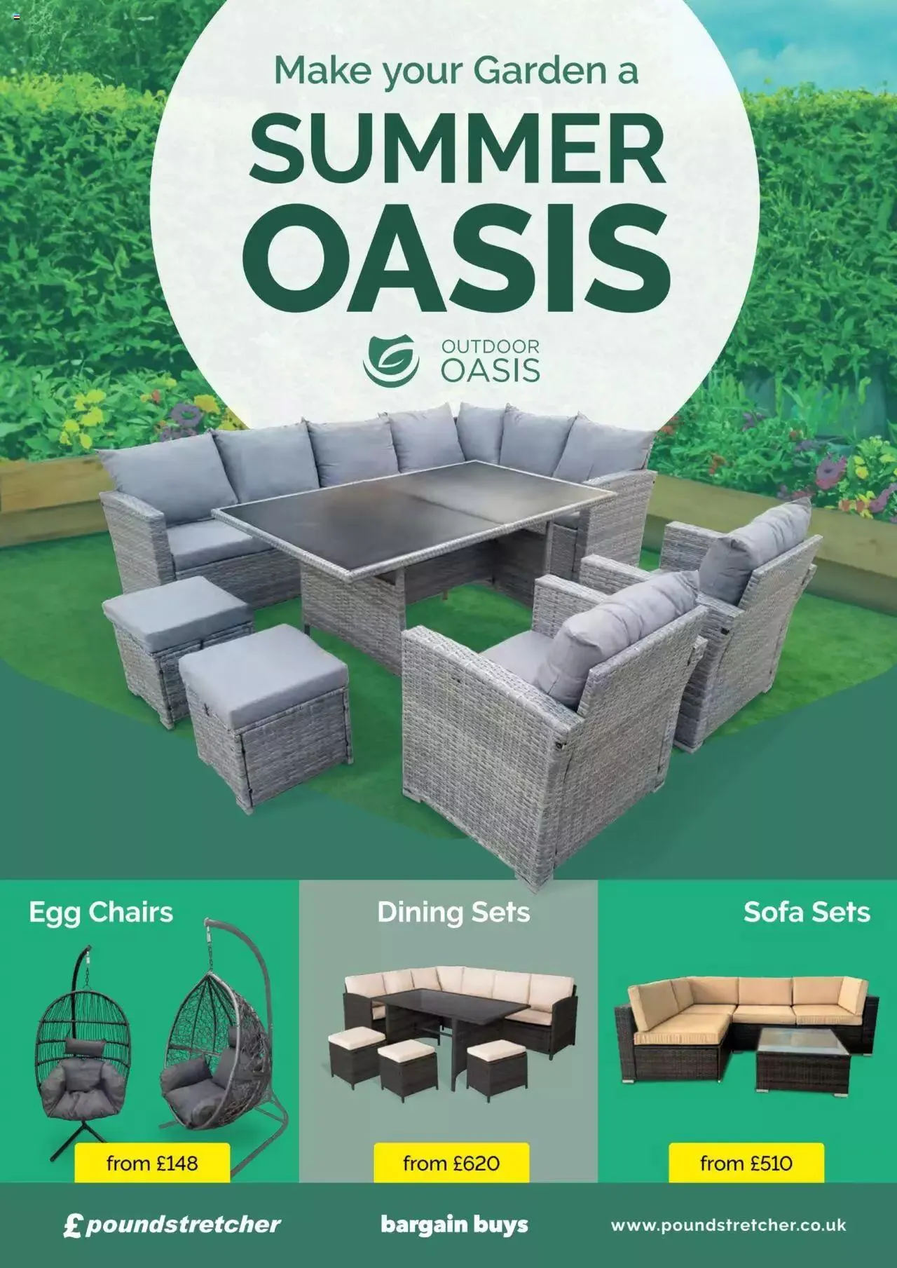 Poundstretcher - Make your Garden a Summer Oasis from 7 March to 31 December 2024 - Catalogue Page 1