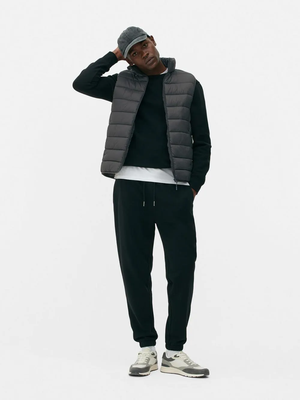 Prošívaná vesta na zip