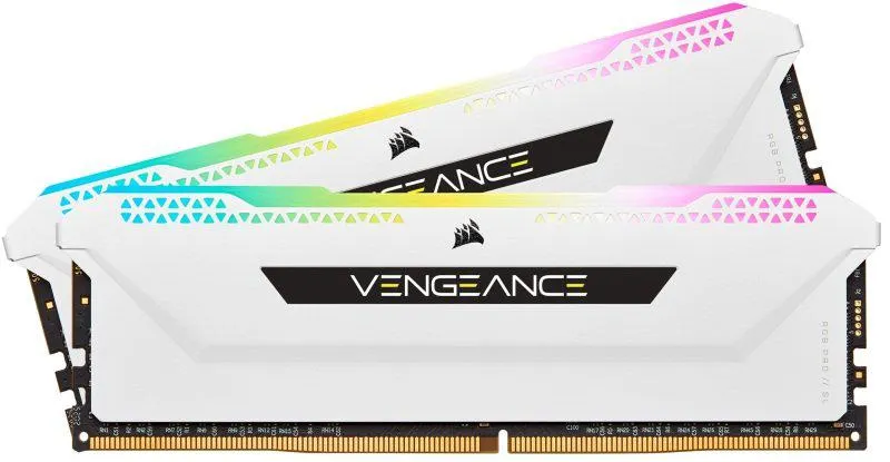 Corsair Vengeance RGB PRO SL 16GB DDR4 3200MHz CL16 Desktop Memory - White