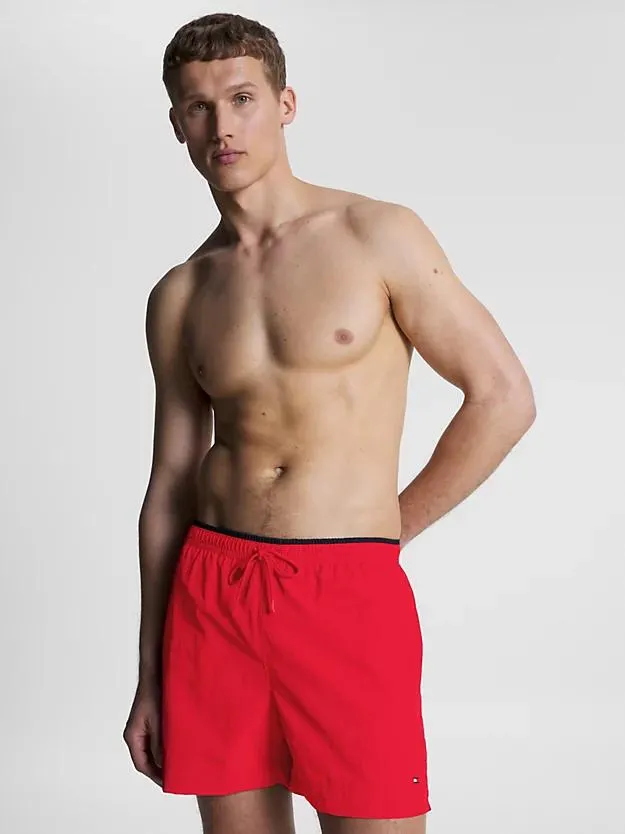 Flag Recycled Mid Length Swim Shorts