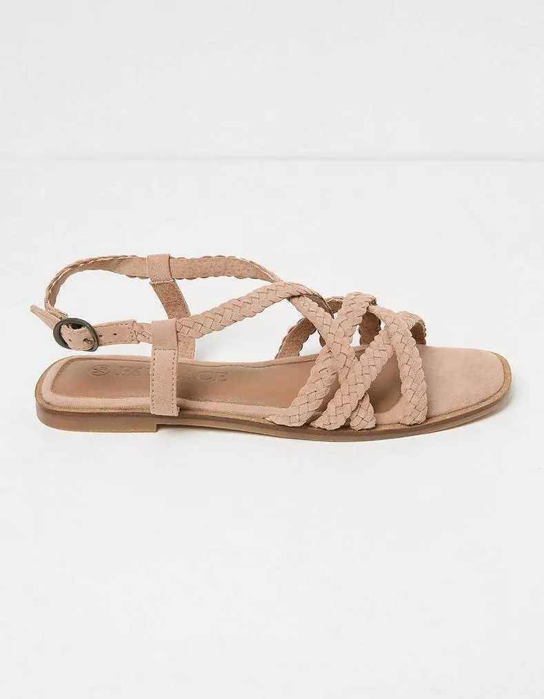 Estelle Suede Strap Sandals