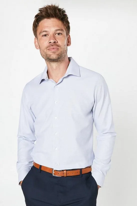 Textured Tailored Fit Shirt