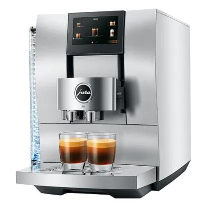 Jura Z10 ALUMINIUM WHITE Freestanding Fully Automatic Coffee Machine – ALUMINIUM