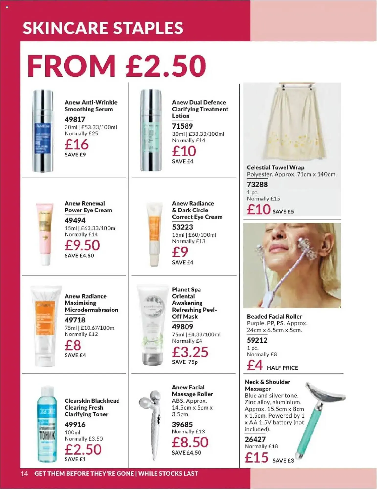 Avon leaflet from 1 August to 1 September 2025 - Catalogue Page 14