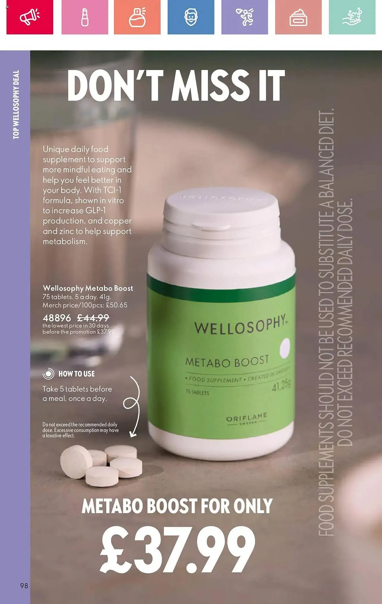 Oriflame leaflet from 10 July to 30 July 2025 - Catalogue Page 98