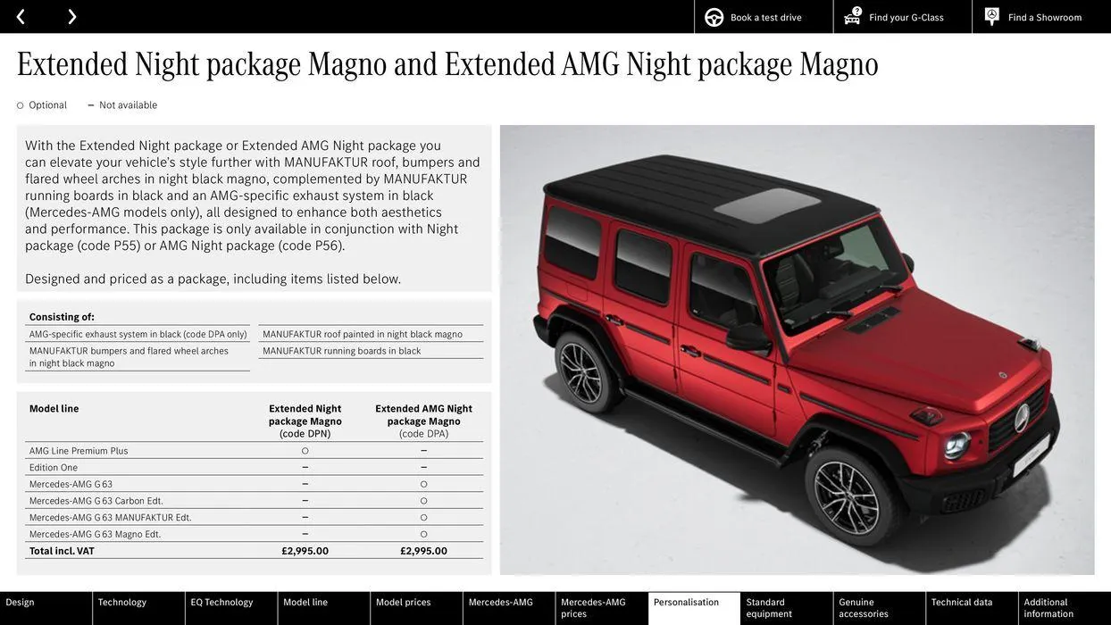 Mercedes Benz New G-Class from 10 August to 10 August 2025 - Catalogue Page 68